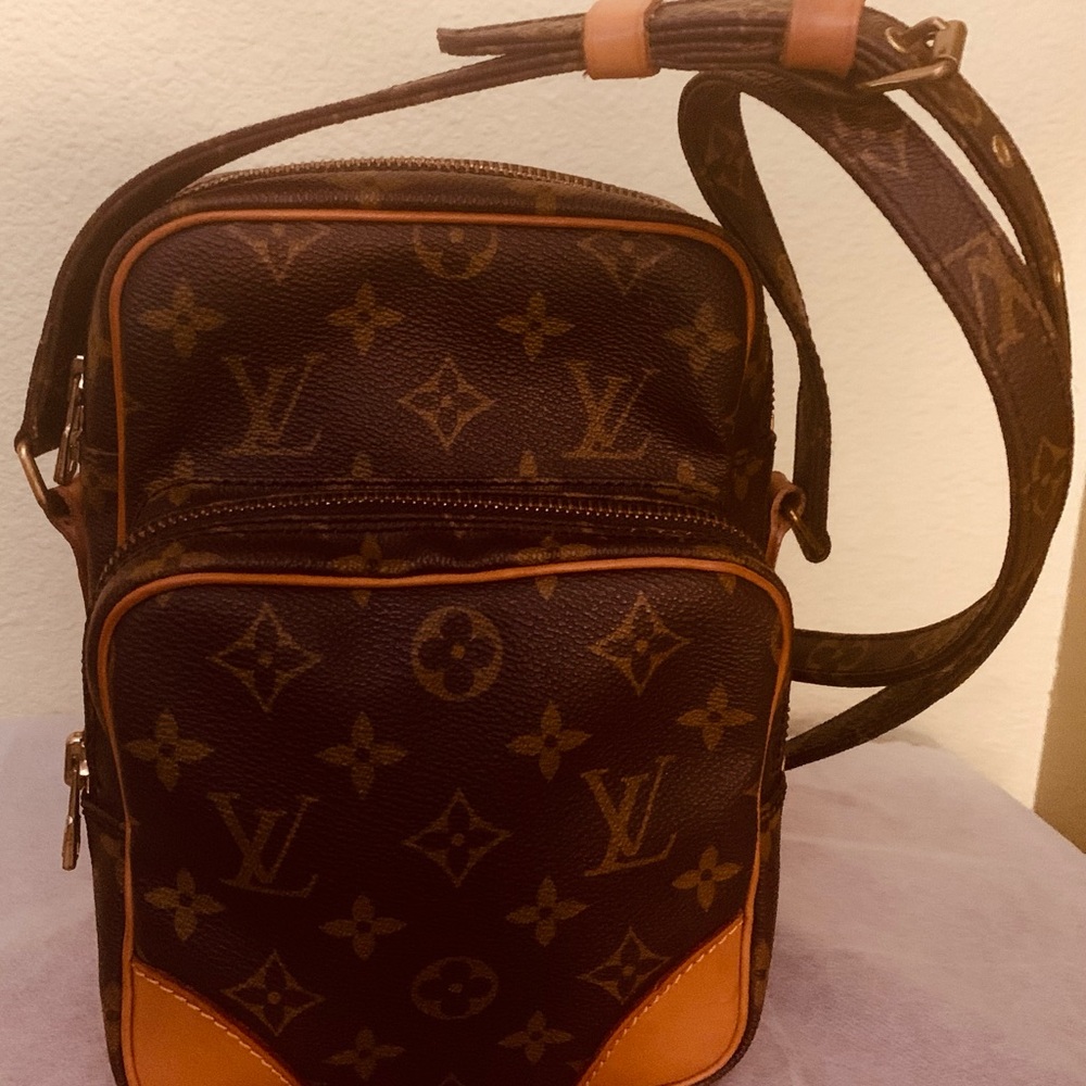 Louis Vuitton Monogram Brown and Tan Messenger Bag